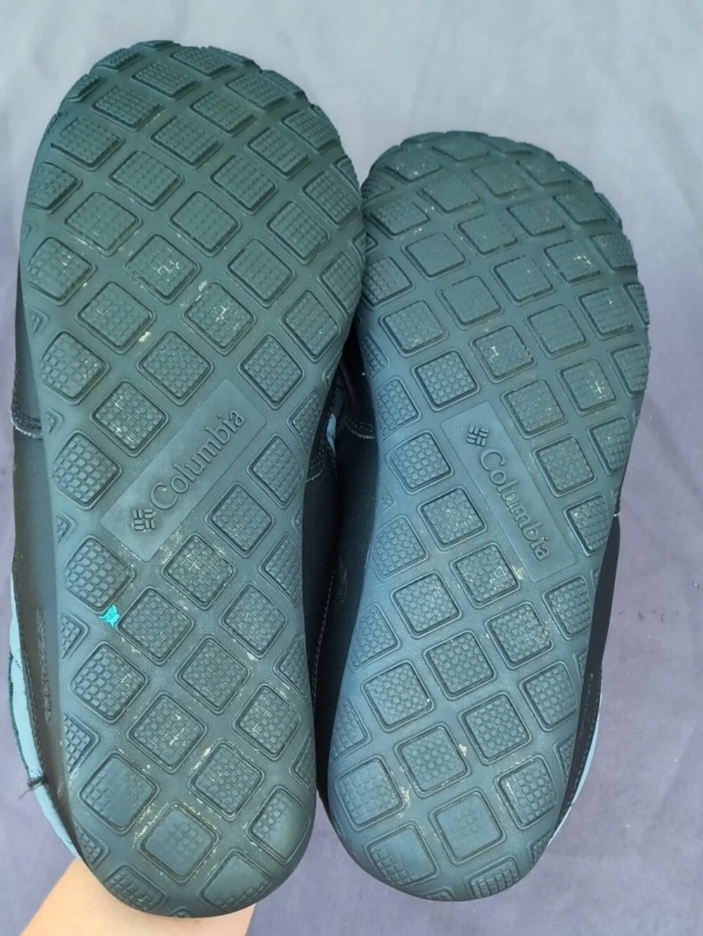 Men's Puffer Winter Slip-On Shoes in Slate Gray